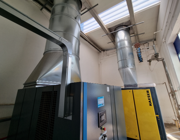 foto di centrale ad aria compressa